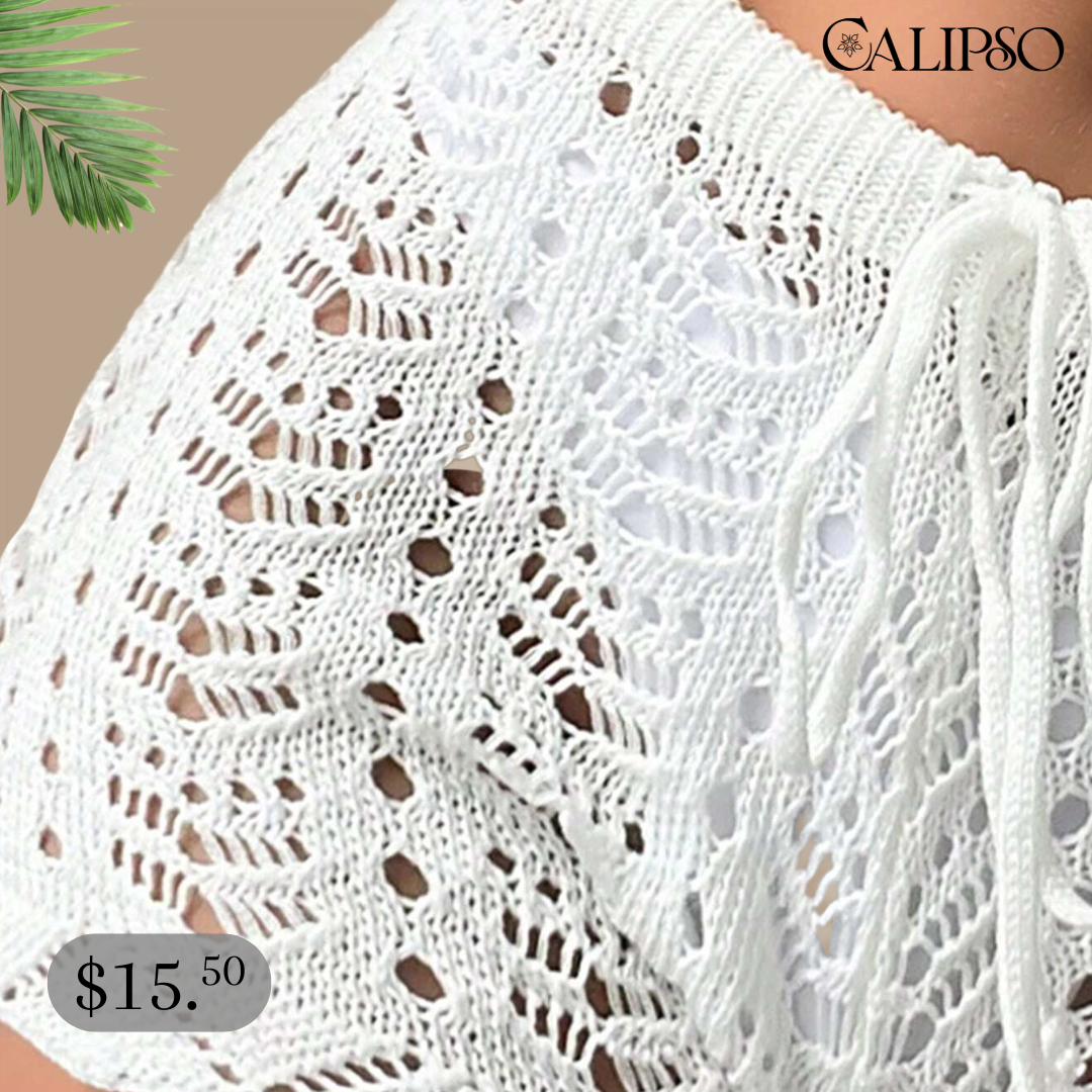 Crochet beach shorts