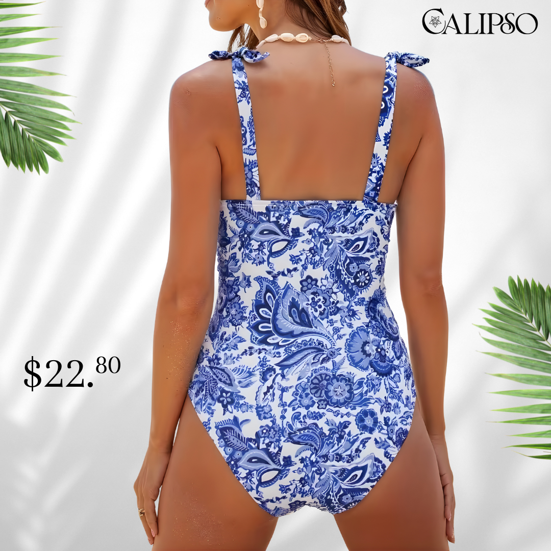 Classic flower swimsuit