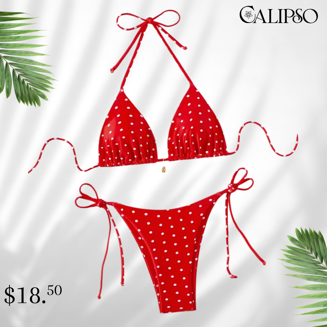 Red moon bikini