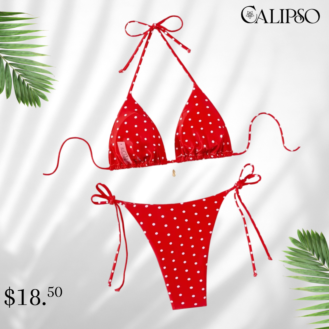 Red moon bikini