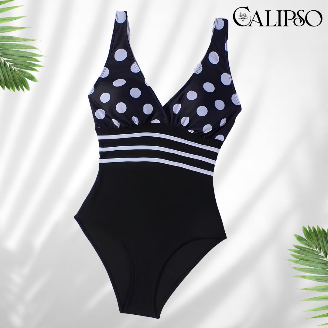 polka dot swimsuit