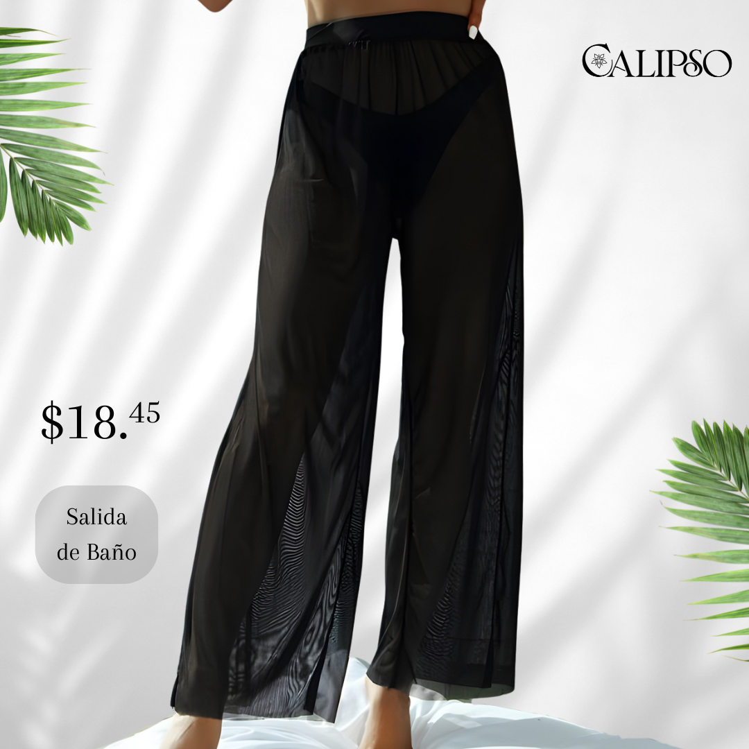 Black beach pants
